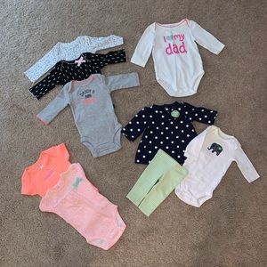 Carter’s Baby Girl 3 Month Clothes